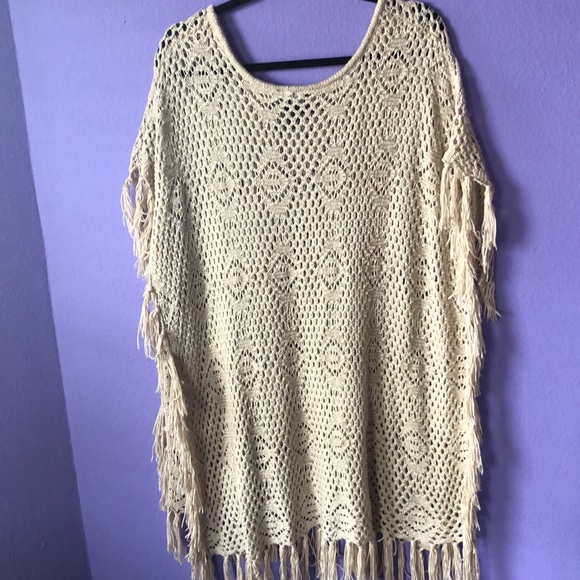 Crocheted Poncho - Picture 2 of 4